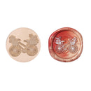 25mm Retro Wax Stamp Copper Head with Handle DIY Envelope Sealing (JX03)
