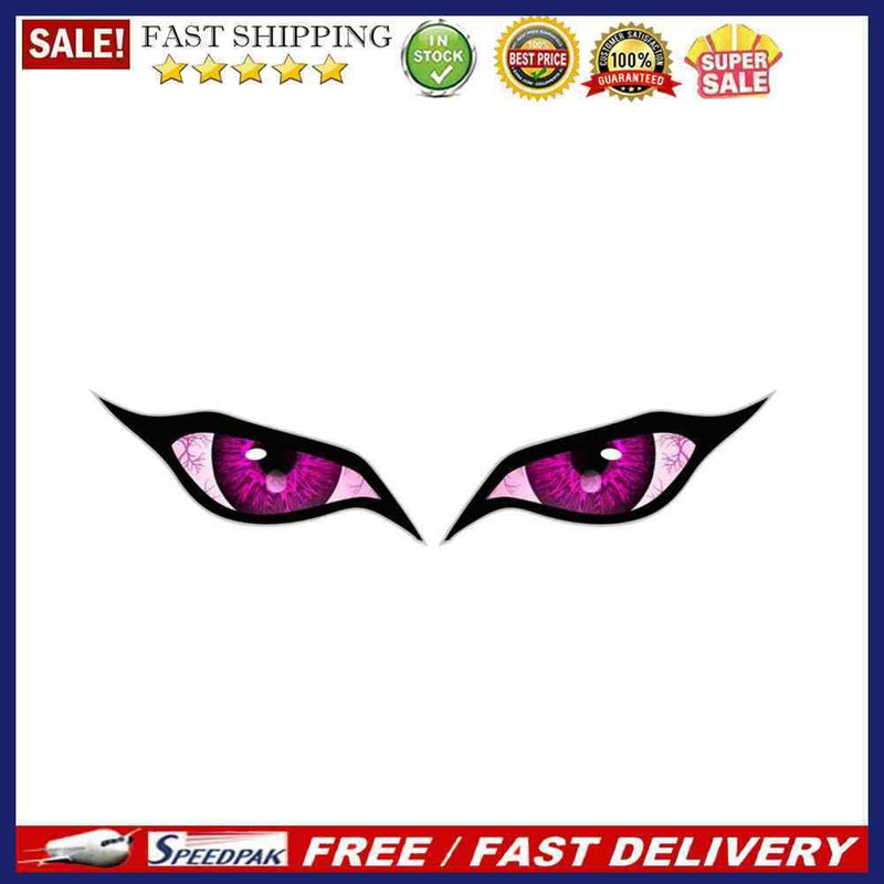 2pcs Eyes Rearview Mirror Stickers Auto Motorcycle DIY Self-adhesive Car Decals