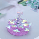 Acrylic Lotus shape Palette Tool Nails Polish Practice Nail Art Display Stand