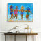 Beach Girls Oil Paint by Numbers Hand Painted Frameless Picture Home Orname