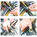 Bicycle MTB Road Bike Security Anti-Theft 4 Digit Password Steel Horseshoe Lock