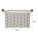 Taoytou Linen Laundry Basket, Collapsible, Square, Kids, Play