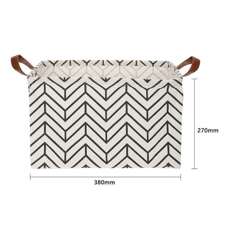 Taoytou Linen Laundry Basket, Collapsible, Square, Kids, Play