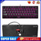 HXSJ V700 61 Keys RGB Backlight USB Wired Keyboard for Computer PC Gamers