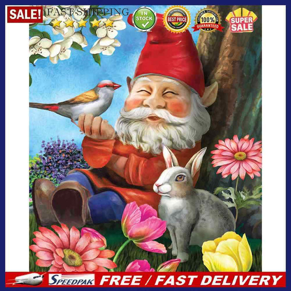 DIY Paint by Number Kit Unique Gift Goblin and Birds Pattern Kill Time Tools
