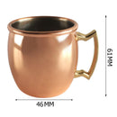 Stainless Steel 60ml Electroplating Drum Shape Cup Beer Coffee Mug (Smooth)