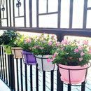 Decor Window Sill Balcony Hanging Flower Pot Rack Guardrail Planter Pot Stand