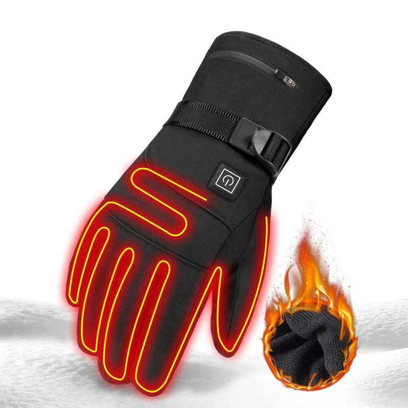 Outdoor Cycling Electric Heated Gloves Hand Warm Thermal Gloves Touch Screen