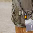 Polyester Camping Straps Multiple Metal Hanging Loop Design (Light Coffee)