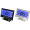 3pcs Electronic LCD Temperature Humidity Clock (Black)