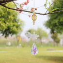 Crystal Wind Chimes Chandelier Rainbow Dragonfly Beads Hanging Decor (6)