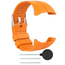 Silicone Watch Band Bracelet Strap for Polar M400 M430 Watch(Orange L)