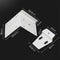 Wall cabinet fixing accessories Invisible Cabinet hanging parts Hanging code