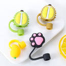 Tips Cup Accessories Silicone Straw Plug Drinking Dust Cap Cartoon Plugs Cover