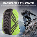 Backpack Rain Cover Reflective Waterproof Climbing Bag Dust Raincover (L)