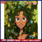 Hand Painted Oil Paint By Numbers Girl Birds Digital Drawing On Canvas Home Art