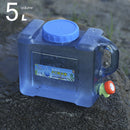 5L Water Container with Faucet Water Bag Multipurpose for Barbecue Picnic Hiking
