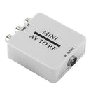 Mini RCA AV CVSB to RF HD Video Converter Stand RF 67.25/61.25MHz TV Switcher