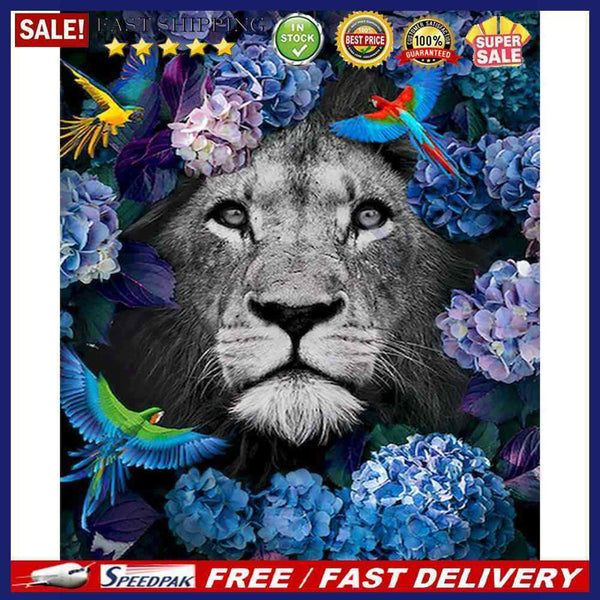 Animal in the Grass Oil Paint By Numbers Kit DIY Acrylic Painting on Canvas A