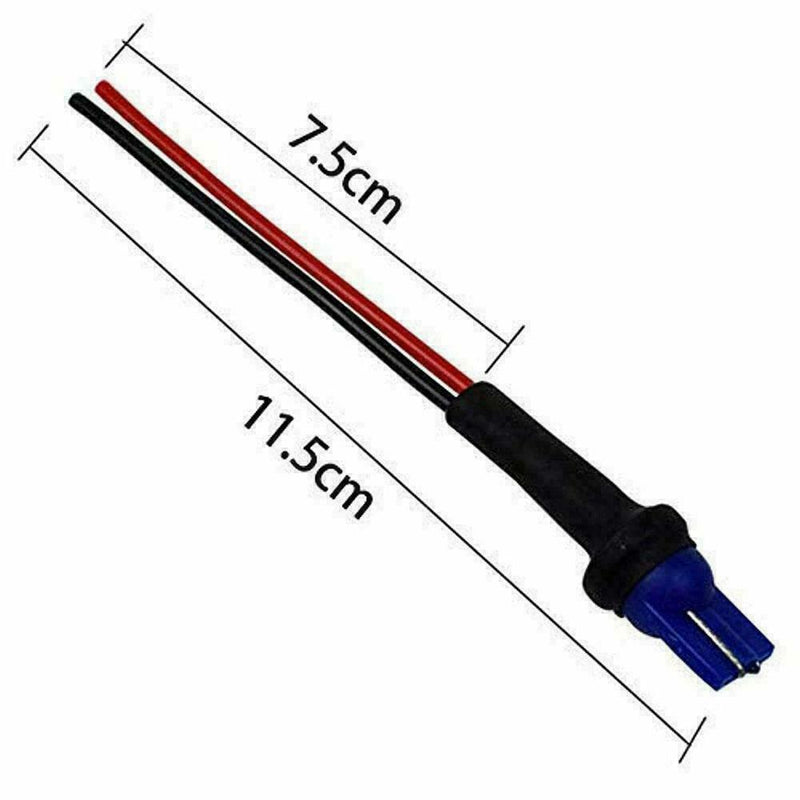T10 Male Socket Extended Wire Connector Plug Adapter Assembly V0I3 Holder E6Y5