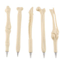 5 pcs/lot Novelty Bone Shape Ballpoint Pen 0.7mm Ink Refill Writing Ball Pens`