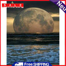 DIY Digital Picture Moon at Sea Frameless Painting By Number Handicraft for Gift