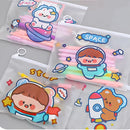 Stationery Organizer Pencil Case Ring Zipper File Bag Stationery Storage Bag