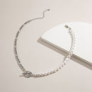 Jewelry Accessories Chunky Chain Necklace Simple Toggle Clasp Clavicle Chain