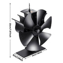 Friendly Quiet Efficient Fireplace Fan Log Wood Burner Fire Burning Stove Fan