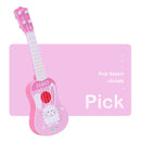 Children Pink Ukulele Toddler Kids Educational Learning Toys Musical Instrument