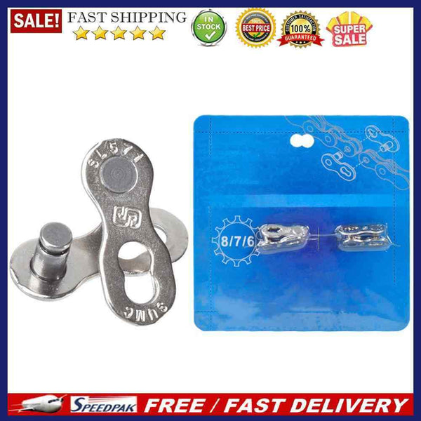 2 Pairs 6/7/8/9/10/11/12 Speed Mountain Road Bicycle MTB Chain Connector Lo
