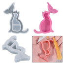 Key Ring Silicone Mould Quicksand Shaker Mold Hanging Pendant Keychain Mold