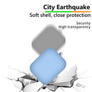 Silicone Protective Case for OnePlus Buds Pro Wireless Earbuds(Sky Blue) Newly