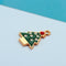 Enamel Alloy Xmas Tree Hanging DIY Craft Christmas Charms Set Bracelet Pendant