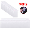 Trading Card Sleeves Resealable - 100 Counts Clear Penny Card Protector Sleeves