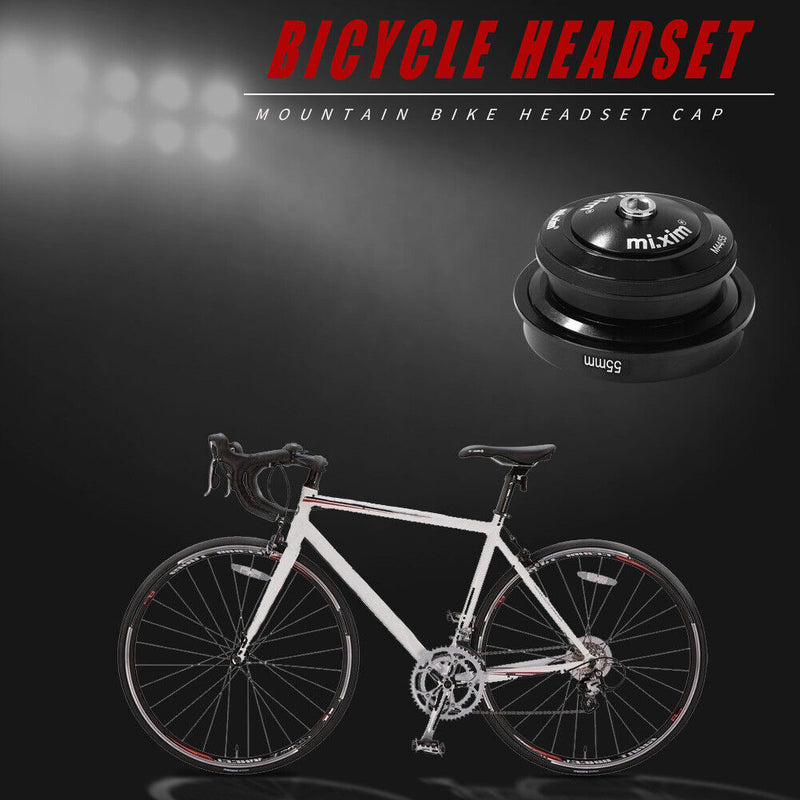 Aluminum Internal Bearing MTB Bike Headset for Tapered Tube Fork (M44/55) Newly