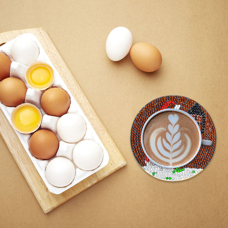 (Wooden) DIY Point Drill Coaster Christmas Style with Mat Shelf Kits (AA1080-2)