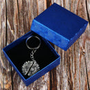 Fashion Flower You Are My Sunshine Sunflower Keychain Car Keyring Pendant
