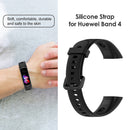 Silicone Soft Sports Smart Bracelet Wristband for Honor Band 5i (Black)
