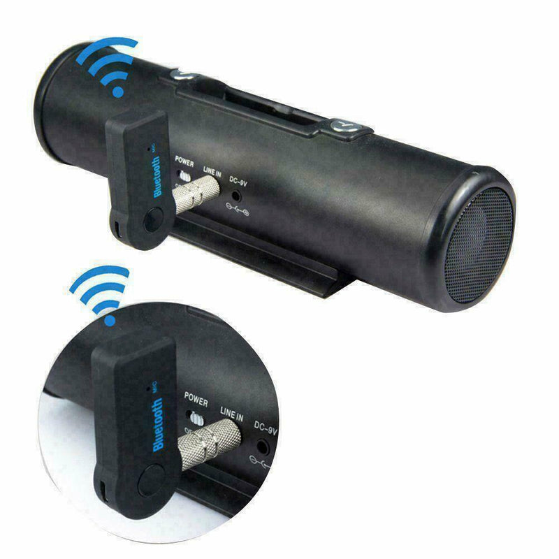 Wireless Bluetooth-compatible 5.0 Receiver 3.5mm AUX Car Stereo Kit Home F3N6