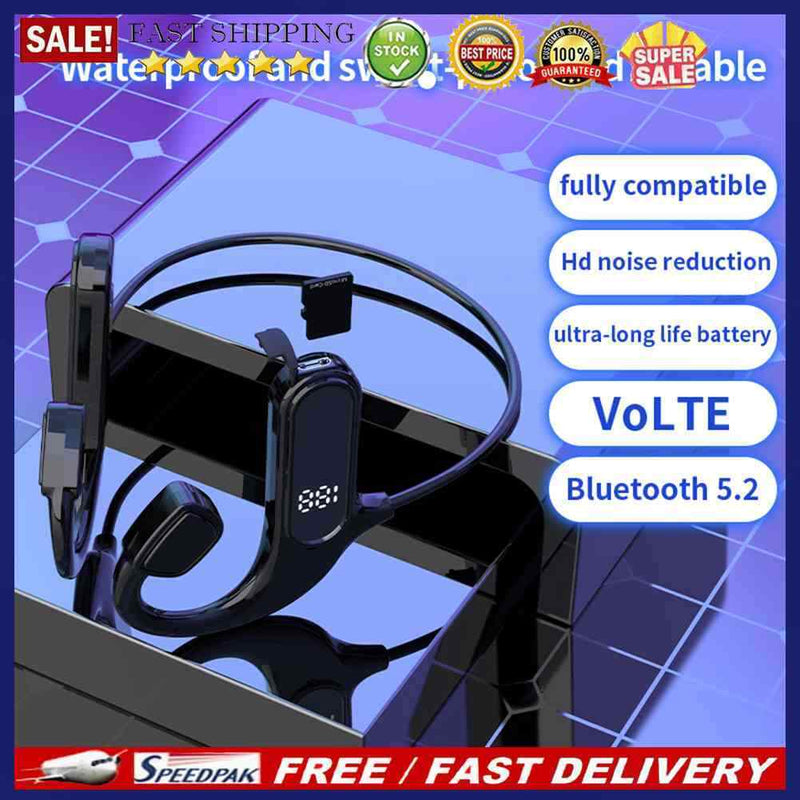 Bluetooth-compatible 5.2 TWS Headset Wireless Stereo Earbuds Sport Earphones