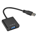USB 3.0 to VGA Video Display Adapter Multi-Display Converter Cable for Laptop PC