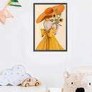 Sunflower Girl Full Cross Stitch 11CT Printed Embroidery Craft Kits Home Decor