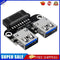 USB 3.0 20 Pin Female to Dual USB 3.0 Type A Female Motherboard Adapter (A)