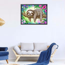 Full Cross Stitch 11CT Sloth Counted Embroidery DIY Crafts Home Decoration