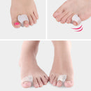 2pcs SEBS Toe Separator Split Ring Pad Overlap Thumb Hallux Valgus Correcti