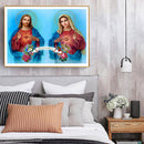 5D Full Round Drill Picture DIY Christian Diamond Painting Craft Poster Decor