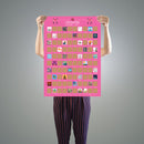 100 Date Scratch Off Poster - Wall Art Decor Bucket List Scratch Poster Newly