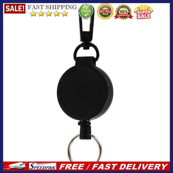 Retractable Key Chain Resilience Stretching Key Chain Anti-lost Safety Buckle