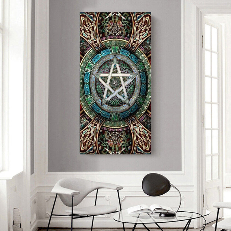 Celtic Totem Oil Paint By Numbers Kits Canvas Picture DIY Wall Drawing Craft